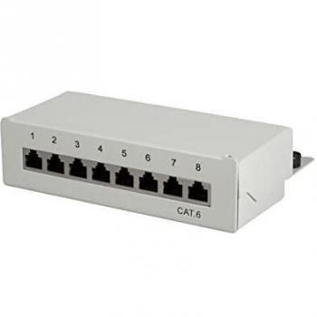 LogiLink 8-Port Shielded CAT6 Desktop Patch Panel