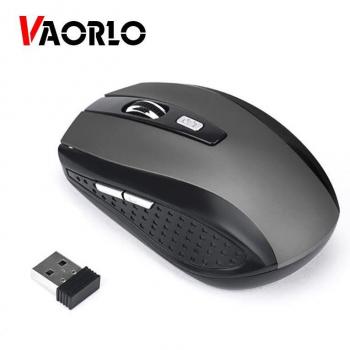 Ratón Inalámbrico VAORLO Mini para Juegos 2.4 GHZ con 6 Teclas y Alto DPI Color Rojo