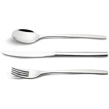 Eñe 6 Cucharas de café, Acero Inoxidable, Plateado
