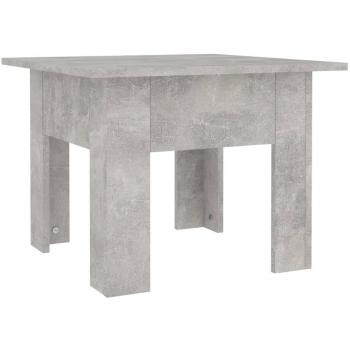 Concrete Gray Coffee Table 21.7x21.7x16.5 Engineered Wood