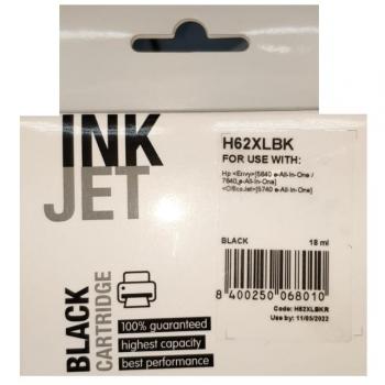 Cartucho de tinta compatible HP 62XL Negro