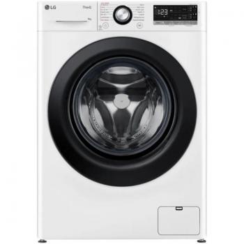 Lavadora LG 9 kg Carga Frontal 1400 rpm Blanca con Motor Inteligente AI Direct Drive™ y Dosificación Automática ezDispense™ F94R35WHSA