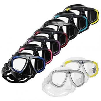 Scubapro Zoom EVO - Máscara de buceo, color gris y plateado