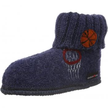 HaflingerBasketball - pantuflas sin forro Niños
, color Azul, talla 25 EU