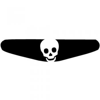 Adhesivo para la barra de luces de la PlayStation PS4 negro negro Totenkopf