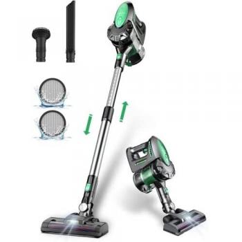 Vactidy Aspiradora sin Cable, Blitz V8 Aspirador Escoba con 20Kpa Potente Succión, Autonomía de 35