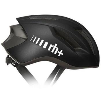 Cascos carretera Rh+ Casco Compact Negro Adulto - XS-M, color negro oscuro, diseño aerodinámico, ligero y ventilación optimizada
