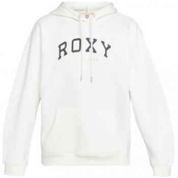 ROXY Surf Stoked Brushed E - Sudadera Capucha Mujer, color Egret, talla L, estilo pulóver