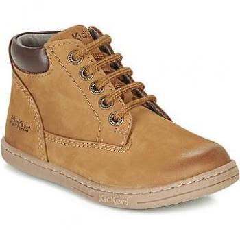 Kickers Kick Col, Botas Slouch Unisex Niños, Marrón