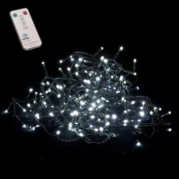 Luces de Navidad LED blancas Alexandra House 180 - 8 funciones