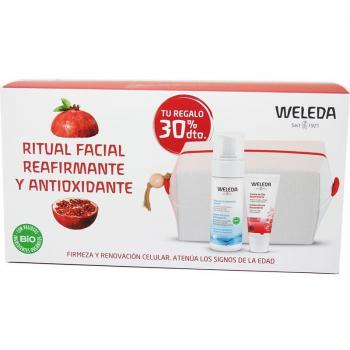 Weleda Pack Ritual Facial Reafirmante con Crema de Día de Granada 30ml y Espuma Limpiadora 150ml