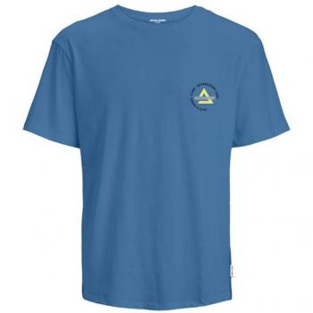 Camiseta de Manga Corta Infantil Jack & Jones Jcofast Print Tee Ss  Azul