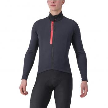 Castelli Entrata Thermal Long Sleeve Jersey Black Red Size M