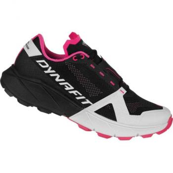 Zapatillas de Trail Running Dynafit Ultra 100 para mujer en color negro, blanco y rosa, talla 40