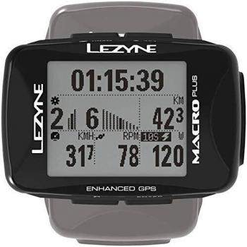 Lezyne Macro Plus Unisex Adult GPS Bike/Mountain Bike Computer, Black, One Size