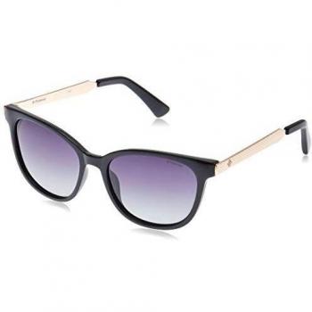 Polaroid Women's PLD 5015/S IX Sunglasses, Black Rose Gold, 55