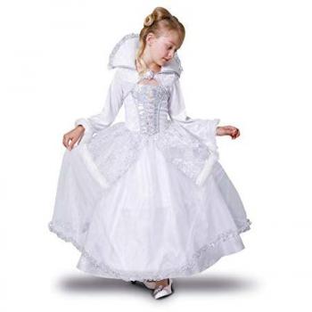 Disfraz de Princesa de las Nieves para Niña, Reina Blanca, Talla 10-12 Años