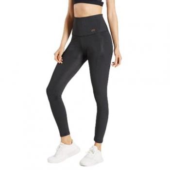 Leggings Ditchil Elegant HR Negro Malla Talla L, para mujer, ideales para running, fitness y yoga, con cintura extra alta