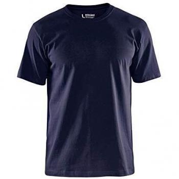 Blaklader Round Neck T-Shirt Navy Size S