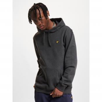 Lyle & Scott Men's Pullover Hoodie - Grey, Size: S, Characteristics: Charcoal Marl, Regular/36, Branded