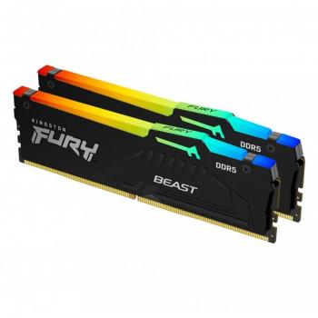 Kingston Fury Beast RGB 32GB (2x16GB) DDR5 5200MHz CL40 Memoria RAM