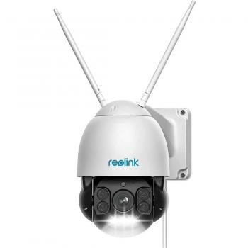 Reolink RLC-523WA 5MP Super HD PTZ WLAN Security Camera with Person/Vehicle Detection and Spotlight, Indoor/Outdoor IP Surveillance, 2560x1920 Resolution, Wall Mount