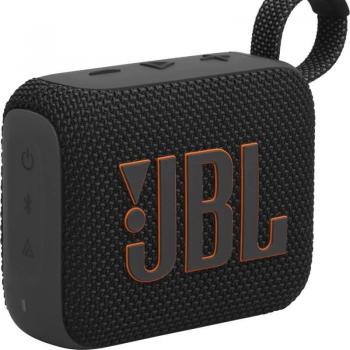 JBL Go 4 Wireless Bluetooth Weather Resistant Portable Speaker - Black