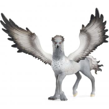 WIZARDING WORLD Buckbeak Toy Figure - 13988 - Grey, Harry Potter Buckbeak Toy Figure, 6 Years and Above, White/Black (13988)