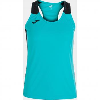 Camiseta de tirantes mujer RECORD II turquesa negro