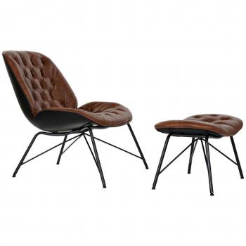 Sillón DKD Home Decor 8424001802418 Marrón Negro Multicolor Metal 69 x 83 x 85 cm