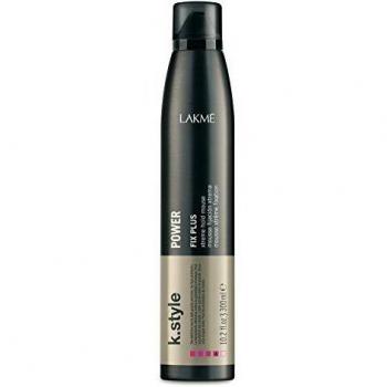 LAKME K.Style Power Fix Plus X-Treme Hold Mousse 300ML Unisex Adulto, Negro, 300 ml