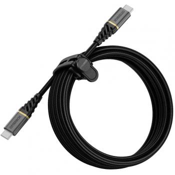 Cable Premium USB-C Macho a USB-C Macho 3m, Carga Rápida, Ultra Resistente, Color Negro