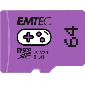 MicroSDXC EMTEC 64GB UHS-I U3 V30 A1 Gaming