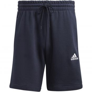 Adidas Essentials French Terry 3-Stripes Shorts - Navy Blue - XS