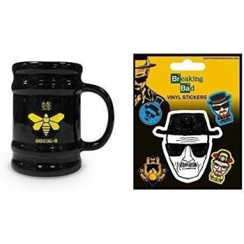 Set: Breaking Bad, Polilla Dorada, Barril Mug Taza Foto