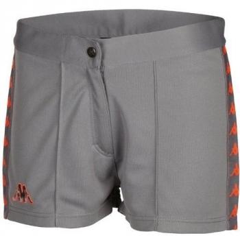 Kappa Short Lissi Interlock Inside Brushed 240gsm - Short para mujer, color 414 silver filigree, talla XL