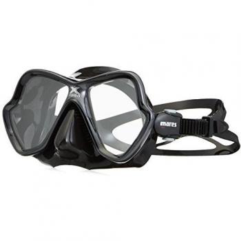 Mares X-Vision Ultra LS - Gafas de Buceo Unisex, Color Gris Oscuro/Negro, Talla Bx Mirrored