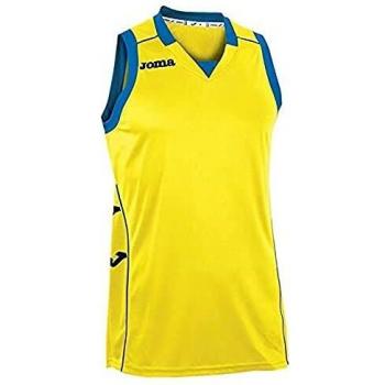 Joma 100049.900 - Camiseta de Baloncesto, Color Amarillo, Talla L
