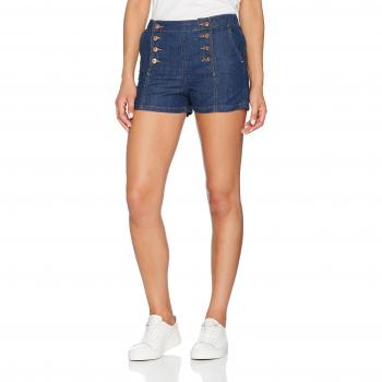 edc by ESPRIT 057cc1c001, Short para Mujer, Azul