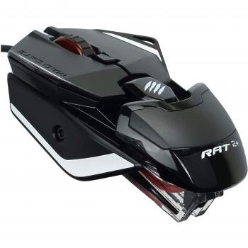 Mad Catz R.A.T. 2+ Ratón Gaming Negro 5000 DPI RGB para PC