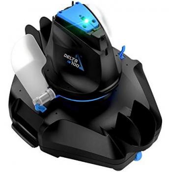 Robot Limpiafondos Inalámbrico Kokido Delta 100 para Piscinas Sobre Suelo hasta 20 m², Batería de 45 min, Depósito de 2,2 L
