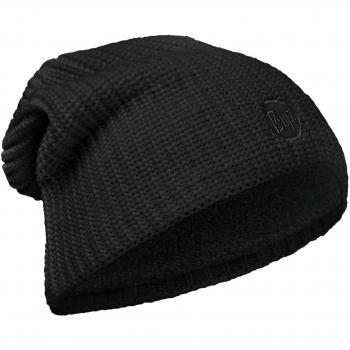 Original Buff - Knitted & Polar Hat Solid Unisex Adulto, talla unica, color drip black