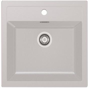 Fregadero Mepamsa Cubo 56.53 Sintético 1 Cubeta Blanco