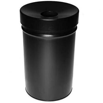 Contenedor de Residuos Autoextinguible 60L, Negro, HxØ 630 x 392 mm