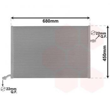Radiador de refrigeración del motor VAN WEZEL 30002712
