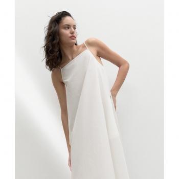 Vestido midi de tirantes Ecoalf