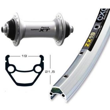 Bike-Parts Unisex - Bicicleta V-RAD 75Deore, Color Plata, Talla única