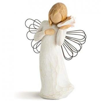 Willow Tree, Figura de ángel con caracola, Enesco