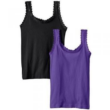 Luigi di Focenza 1687 - Top para mujer, color lila-schwarz 769/001, talla 44/XL