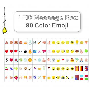 LitEnergy Cinema Sign Incluye 90 colores en colores pastel Emojis y símbolos decorativos especiales para su uso con A4